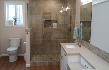 Bathroom Remodel Completed in Addition
