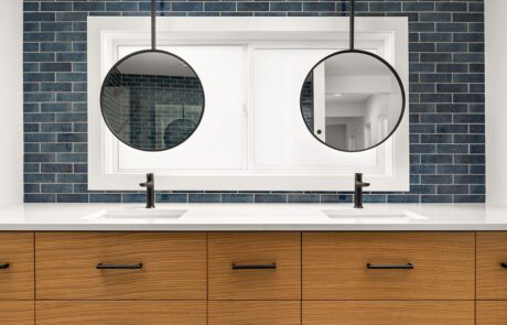 West Linn Home Remodel Master Bath Vanity in Portfolio