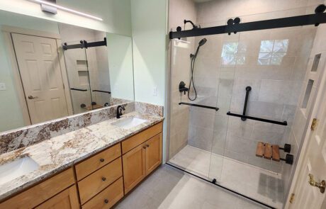 Master Bathroom Remodeling with Dual Vanity