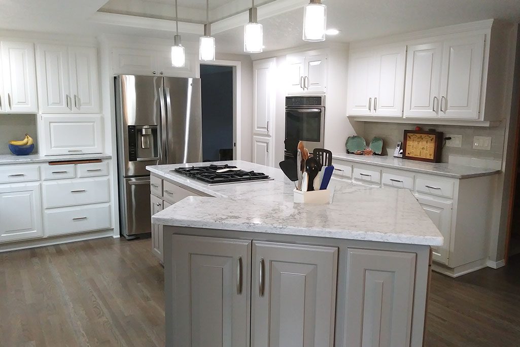 Lake Oswego OR Kitchen Remodel Island Pendants