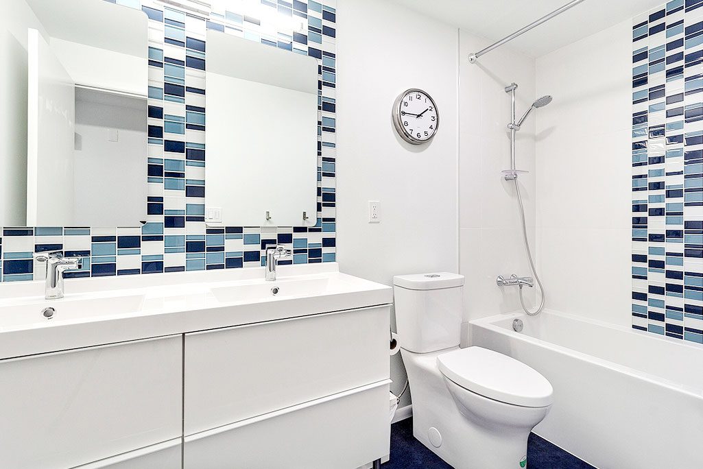 Cedar Hills Bathroom Remodel with Playful Tile