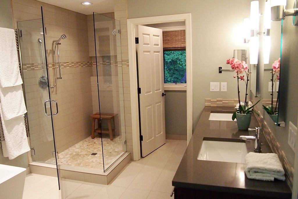 Contemporary Bathroom Remodel by NW Residential
