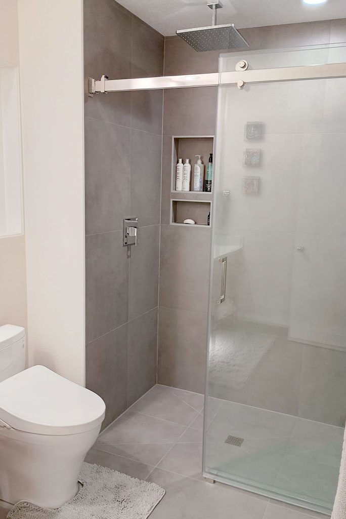 NW Portland Bathroom Remodeling with Curbless Shower