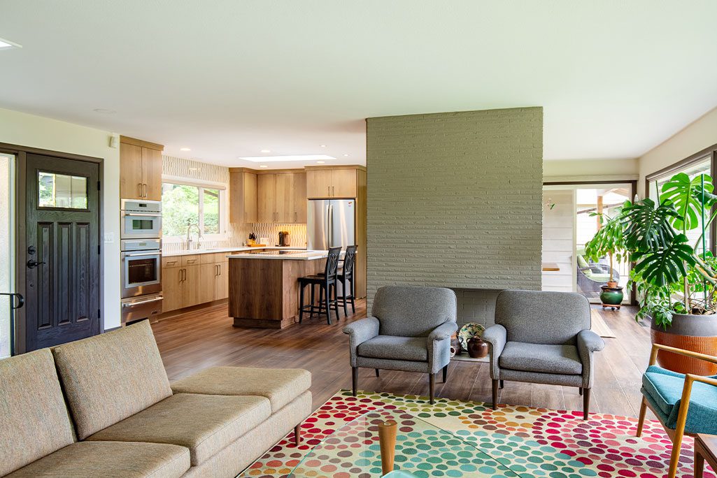 Family Home Remodel Portland Living Space