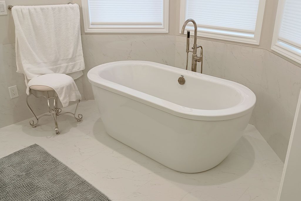 Cedar Hills Neighboring Bathroom Remodel by NW Residential