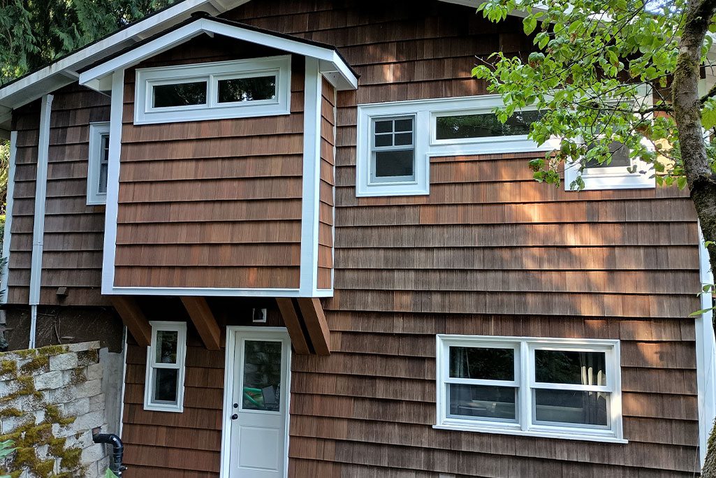 Exterior View of Tualatin Bathroom Remodel