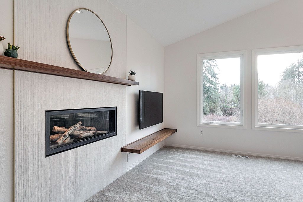 Remodeled Living Room by NW Residential in Beaverton